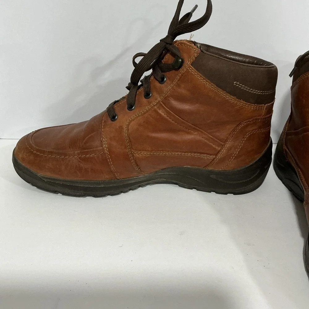 Mephisto Ankle Boot, Gore-Tex, Brown Leather, Men's 9, Air jet System, Hiking